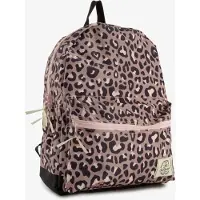 Scapino Meisjes rugzak met panterprint roze zwart 13,5 liter