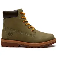 Timberland Kids Laarzen van leer Courma Kid groen (25), Plat, Nubuck, Ritssluiting, Buiten, kinderkleding TB0A6BKTEP01