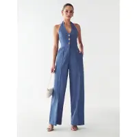 BWLDR Jumpsuit 'Amie' saffier