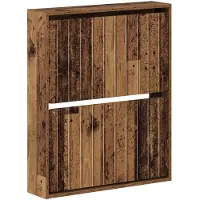 vidaXL Wandgemonteerde Schoenenkast ZWOLLE 71 x 17 x 86 cm Oud hout