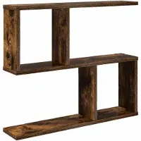 vidaXL Wandplank Gerookt eiken 60 x 12 x 50,5 cm Bewerkt hout