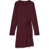 Vero moda Maternity Jurk 'VMMJilll' wijnrood
