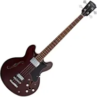 Hartwood Revival Bass Guitar Wine Red