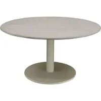 AVH-Collectie Union dining tafel 140x140x75 cm latte polystone travertine