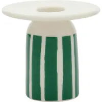 Marimekko Piccolo kandelaar White-groen, 8 cm
