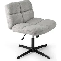 Northio Ergonomische kantoorkruk 42509, grijs