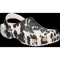 Crocs Clogs donkerbruin / wit