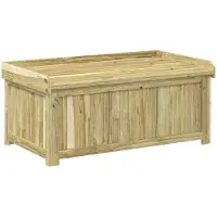vidaXL Buiten Kussenbox Geïmpregneerd grenenhout 104 x 60 x 47 cm