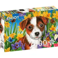 Enjoy Puppy Garden Puzzel (1000 stukjes)