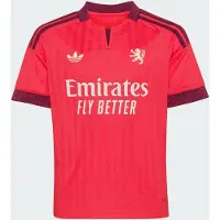 Adidas Olympique De Lyon 26/27 Jersey Away Junior Short Sleeve T-shirt Rood 7-8 Years Kinderen