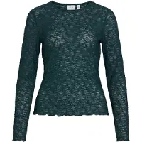 Vila Shirt 'VIFay' donkergroen
