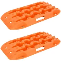 vidaXL Tractieplaat, 2 stuks, oranje, 57,5 x 30,5 x 5,5 cm