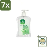 Dettol 7 x - Handzeep - Hydrate - Aloë Vera & Bamboe - 250 ml - Grootverpakking - Handzeep - Handzuig - Handverzorging - Antibacterieel - Hygiëne