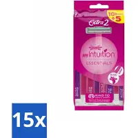 Wilkinson Sword 15 x Wilkinson - Wegwerpscheermesjes - Extra 2 Beauty - Extra Comfort - 15 mesjes - Wegwerpscheermesjes - Scheermesje Vrouw - Scheermesje Voor Vrouwen - Wegwerpmesje - Scheerbeurt Vrouw