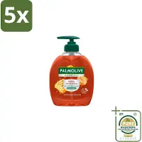 Palmolive 5 x - Hygiëne Plus Family - Handzeep Met Pomp - Voor het Hele Gezin - 300 ml - Grootverpakking - Handzeep Met Pomp - Hygiëne Plus Family - Handwas - Gezin - Kind