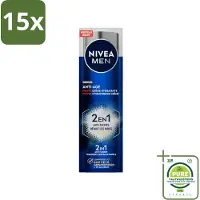Nivea 15 x MEN - Anti-Age 2in1 Power - Hydraterende Crème Gezicht SPF 30 - 50 ml - Grootverpakking - Anti-ouderdom - Hydratatie - SPF 30 - Rimpels - Pigmentvlekken
