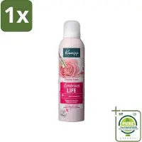 Kneipp 1 x - Douche schuim - Embrace Life - Anti‑Aging verzorging - 200 ml - Douche Foam - Rozen - Hydratatie - Droge Huid - Vrouwelijke Geur