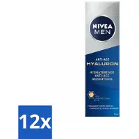 Nivea MEN - Anti-Aging - Hydraterende gezichtsgel met hyaluronzuur - 50 ml - Voordeelverpakking - 12 stuks