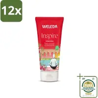 Weleda - Douchecrème Granada Inspire - Granaatappel - 200 ml - Voordeelverpakking - 12 stuks - - Biologische