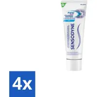 Sensodyne 4 x - Tandpasta - Rapid Relief - Gevoeligheidsverlichting - 75 ml - Gevoelige Tanden - Tandpasta - Tandpijn - Snelle Verlichting - Tandbescherming