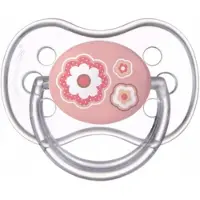 Canpol Babies Newborn Baby Rond Siliconen Speen Rose 0-6 Maanden