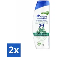Head & shoulders - Shampoo - 2-in-1 - Jeukende Hoofdhuid - Anti-Roos - 300 ml - Voordeelverpakking - 2 stuks