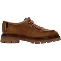 Hispanitas Dames Bruine Newyork leren schoenen (40), Leer, 1 tot 3 cm, Geen, Casual HI265157