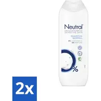 Neutral 2 x - Shampoo - Gevoelige huid - 250 ml - Shampoo - Shampoo Gevoelige Hoofdhuid - Shampoo Zonder Parfum - Shampoo Zonder Kleurstoffen - Shampoo Zonder Parabenen