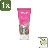 Weleda 1 x - Douchecrème Aroma Shower Love - 200 ml- Aroma Shower Love Douchecrème - Aromatherapie Douche - Natuurlijke Douchecrème - Aroma Shower - Liefdevolle Geur