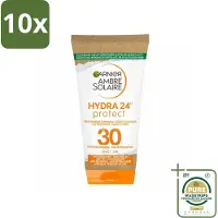 Garnier 10 x - Ambre Solaire - Zonnebrandmelk - SPF 30 - Reisformaat - Gezicht & Lichaam - 50 ml - Grootverpakking - Zonbescherming - Zonnebrandmelk - SPF 30 - Gezicht En Lichaam - Reisformaat