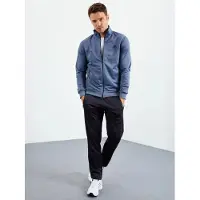 Tommy Life Heren Scuba Knit Actief Set Met Ritskraag