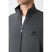 Tommy Life Heren Relaxed Fit Ritskraag Sweatshirt en Broek Set
