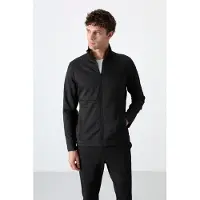 Tommy Life Heren Sweatshirt met Ritskraag en Broek Set