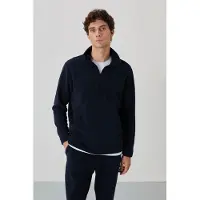 Tommy Life Heren Polyester Fleece Sweatshirt En Broek Set