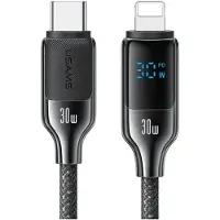Usams Usb-C Naar Lightning Kabel 30W 1,2M Voor Iphone 11 12 13 Snellader