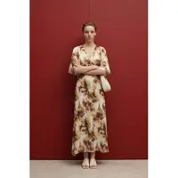 MyFashion Abstracte Print Midi Jurk