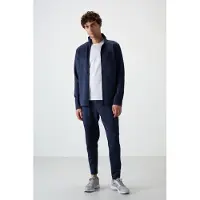Tommy Life Heren Polyester Scuba Actieve Set Met Ritskraag