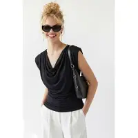 MixRay Mouwloze Collo Blouse