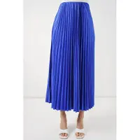 Bigdart Hoge Taille Maxi Rok met Rimpeldetail