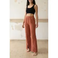 MyFashion Hoge taille wijde been gebreide joggingsbroek