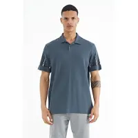 Tommy Life Heren Katoenen Polo Kraag Gedrukte T-shirt