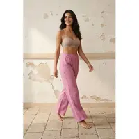 MyFashion Hoge Taille Wijdlopende Gebreide Joggingbroek