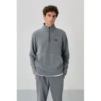 Tommy Life Heren Polyester Fleece Sweatshirt en Broek Set