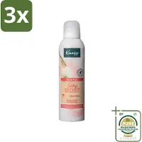 Kneipp 3 x - Douche schuim - Silky Secret - Zijdeboombloesem - 200 ml - Grootverpakking - Douche Foam - Zijdeboombloesem - Melkproteïnen - Natuurlijke Verzorging - Gevoelige Huid