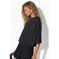 Busem Katoenen Relaxed-Fit Ronde Hals Blouse