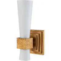 Elstead Lighting LED Wandlamp Kristy | 1X E27 Max 40W | Distressed Gold