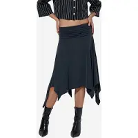 Busem Hoge Taille A-Lijn Midi Rok