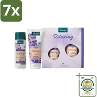 Kneipp 7 x - Relaxing Favourites Geschenkset - Lavendel - Grootverpakking - Lavendel - Ontspanning - Huidverzorging - Geschenkset - Douchegel