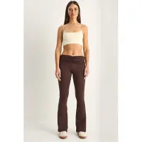 Bianco Hoge Taille Flared Leggings