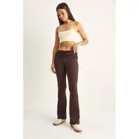 Bianco Hoge Taille Flared Leggings
